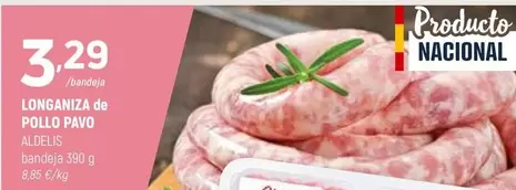 Aldelis - Longaniza De Pollo Pavo