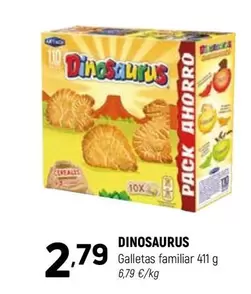 Dinosaurios - Galletas Familiar