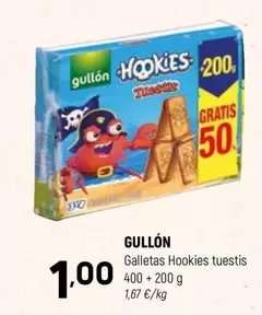 Gullón - Galletas Hookies Tuestis