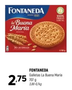 Fontaneda - Galletas La Buena Maria