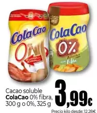 Cola Cao - Cacao Soluble 0% Fibra