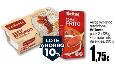 Brillante/Ifa Eliges - Arroz Redondo Tradicional + Tomate Frito
