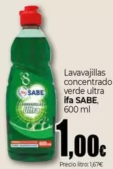 Ifa Sabe - Lavavajillas Concentrado Verde Ultra