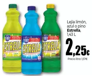 Estrella - Lejía Limón, Azul O Pino