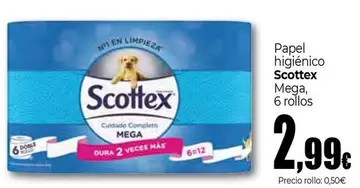 Scottex - Papel Higienico Mega