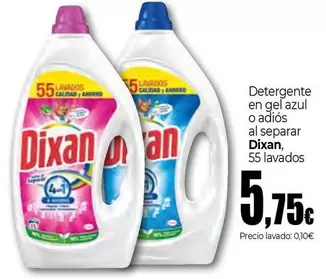 Dixan - Detergente En Gel Azul O Adidos Al Separar