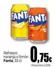 Fanta - Refresco Naranja O Limon
