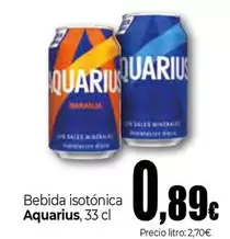 Aquarius - Bebida Isotónica