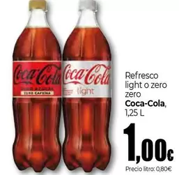 Coca-Cola - Refresco Light O Zero Zero