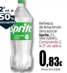 Sprite - Refresco De Lima-Limon Zero Azucar
