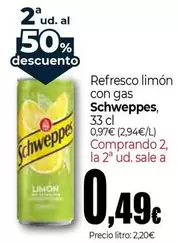 Schweppes - Refresco Limon Con Gas