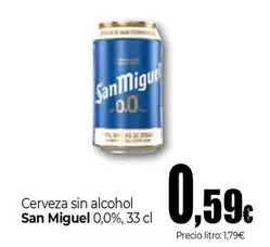 San Miguel - Cerveza Sin Alcohol 0,0%
