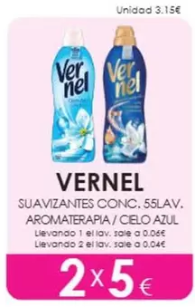 Vernel - Suavizantes Conc. 55lav. Aromaterapia / Celo Azul
