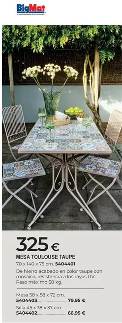 Bigmat - Mesa Toulouse Taupe