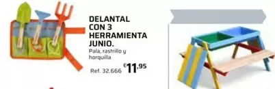 Delantal Con 3 Herramienta Junio