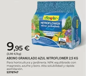 Flower - Abono Granulado Azul Nitroflower