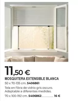 Bigmat - Mosquitera Extensible Blanca