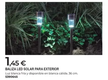 Solar - Balza Led  Para Exterior