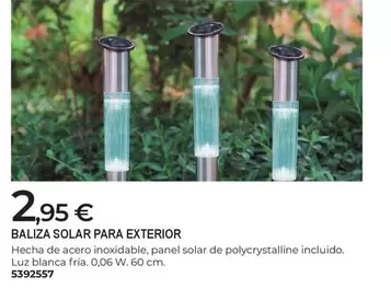 Solar - Baliza  Para Exterior