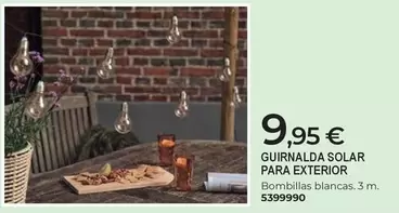 Solar - Guirnalda  Para Exterior