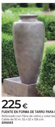 Fuente En Forma De Tarro Para Exterior