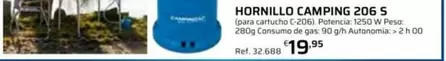 Campingaz - Hornillo Camping 206 S