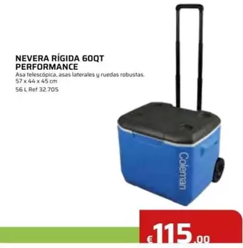 Coleman - Nevera Rígida 60QT Performance