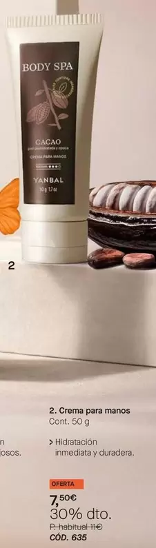 Yanbal - Crema Para Manos