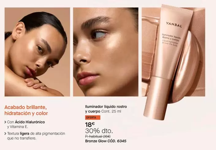 Yanbal - Iluminador Liquido Rostro Y Cuerpo