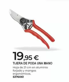 Tijera De Poda Una Mano