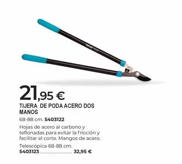 Tijera De Poda Acero Dos Manos