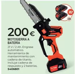Motosierra A Batería