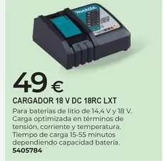 Makita - Cargador 18 V DC 18 RC LXT