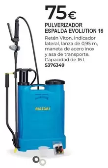 Pulverizador Espalda Evolution 16