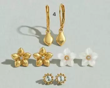 Set Pendientes Floralia
