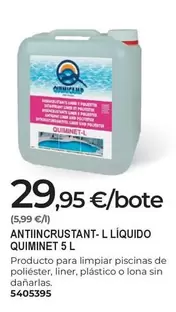 Quimicamp - Antiincrustant L Liquido Quiminet 5 L