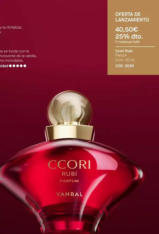 Yanbal - Ccori Rubí Parfum 