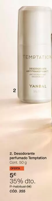 Yanbal - Desodorante Perfumado Temptation