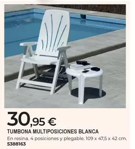 Tumbona Multiposiciones Blanca