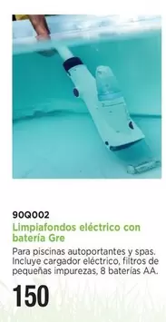 Limpiafondos Eléctrico Con Bateria Gre
