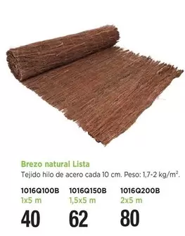 Lista - Brezo Natural