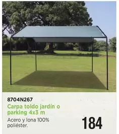 Carpa Toldo Jardín