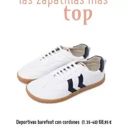 Deportivas Barefoot Con Cordones