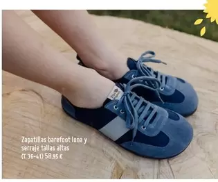 Zapatillas Lona Y Serraje Tallas Altas