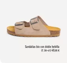 Sandalias Bio Con Doble Hebilla