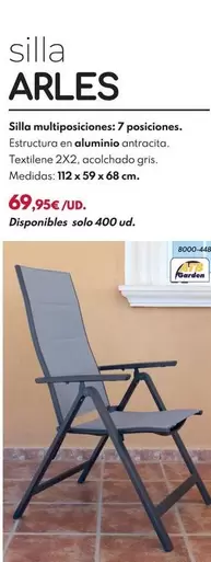 Silla Arles Silla Multiposiciones: 7 Posiciones