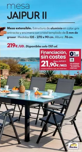 Mesa Jaipur II Extensible