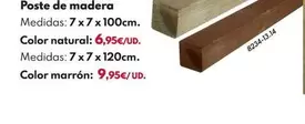 Poste De Madera