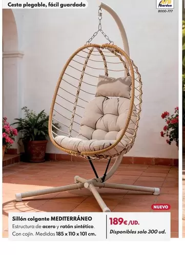 Garden - Sillón Colgante Mediterraneo