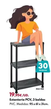 Estantería Pcv, 3 Baldas